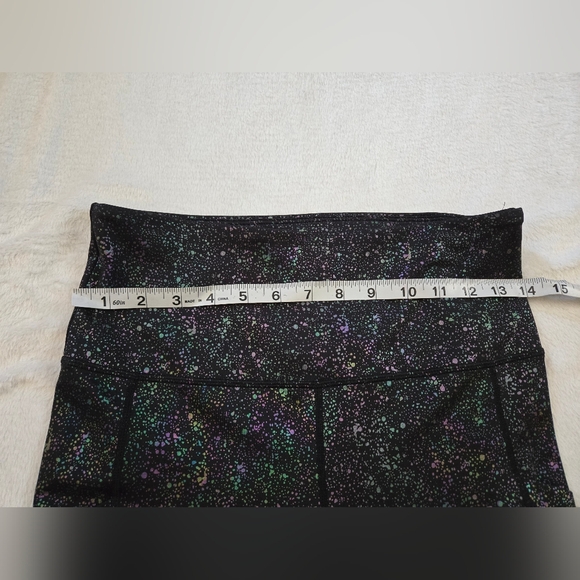LoveHerShop Slimming Rainbow Paint Splatter Leggings Size Large - Picture 7 of 8